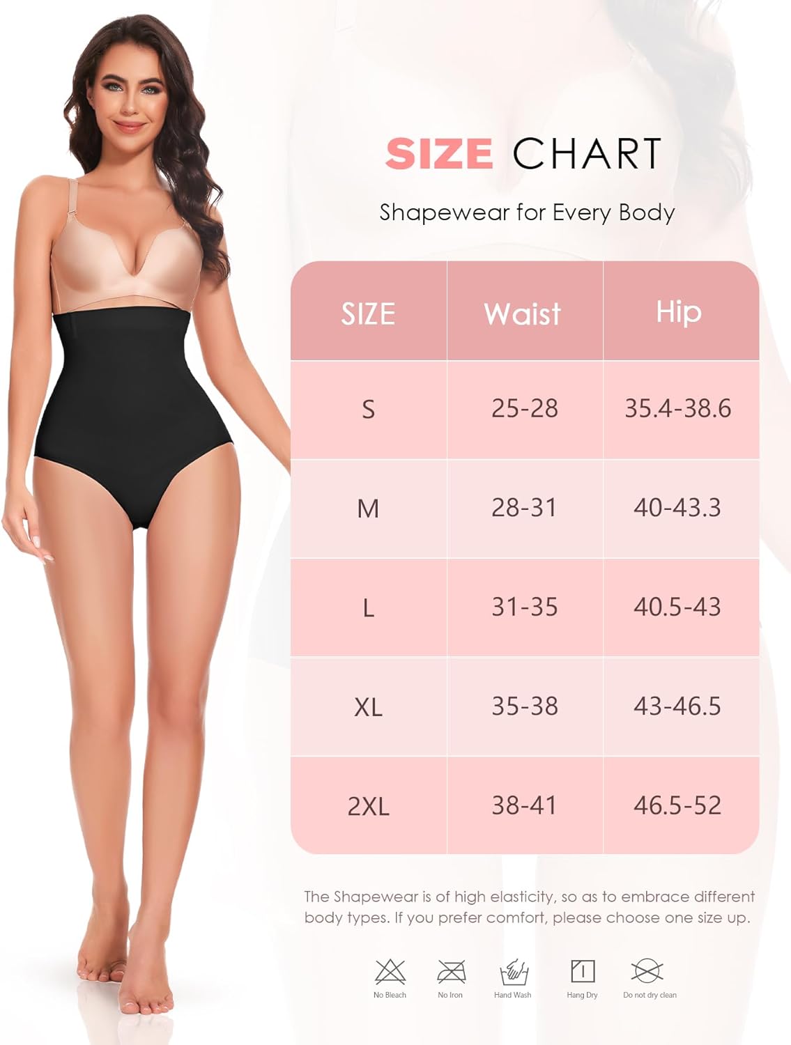 Shapewear Tummy Control Underwear - High Wasited Body Shaper Compression Control Briefs Girdle Panty for Women