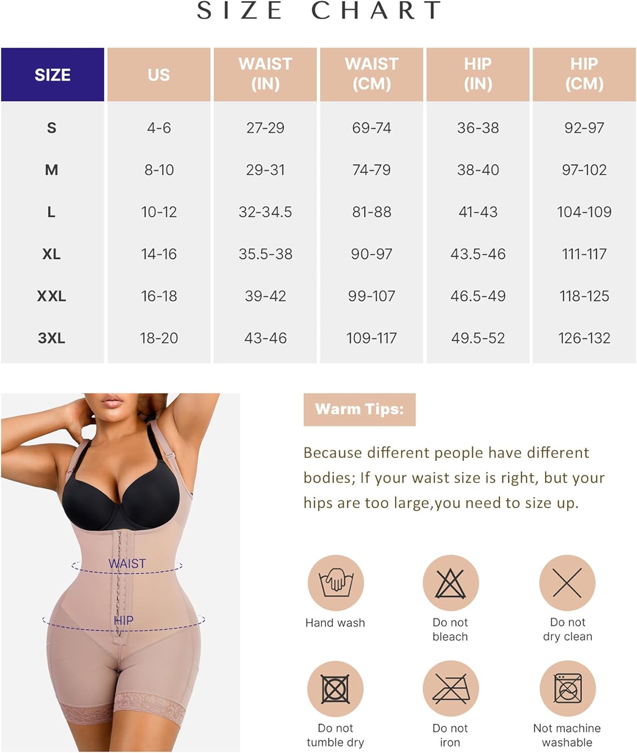 Fajas Colombianas Shapewear for Women Tummy Control plus Size Postpartum Body Shaper Butt Lifting Bodysuit