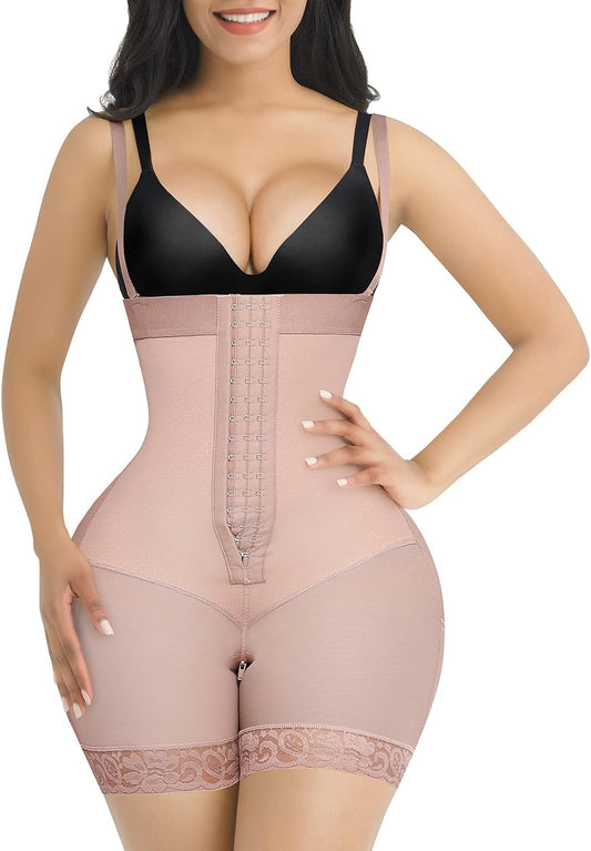 Fajas Colombianas Shapewear for Women Tummy Control plus Size Postpartum Body Shaper Butt Lifting Bodysuit